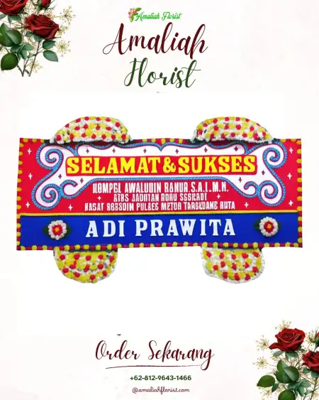 Papan Bunga Ucapan Selamat Tambak Sarioso